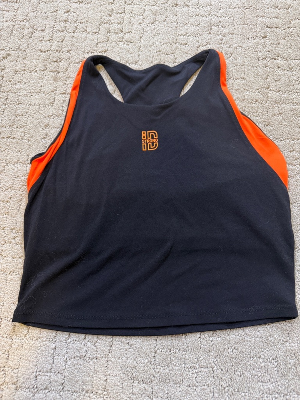 STRONG iD High Neck Racerback Tank With Shelf Bra